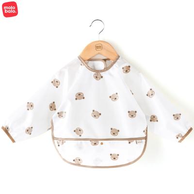 China Wholesale Washable Infant Bibs Reusable Waterproof Baby Consumption Clothes Washable Baby Bib With Pocket for sale