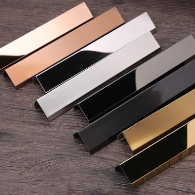 China Best Modern Selling 304 Profile Stainless Steel Floor Ceramic Tile Edge Decoration L Shaped Protection for sale