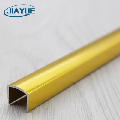 China Modern Ceramic U Channel Round Tile Edge Trim Border Aluminum Curved Corner Profile For Tiles Decoration for sale