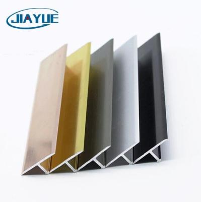 China Foshan Factory Price Modern Aluminum Tile Accessories T Shape Tile Trim For Bathrooms Or Living Room for sale