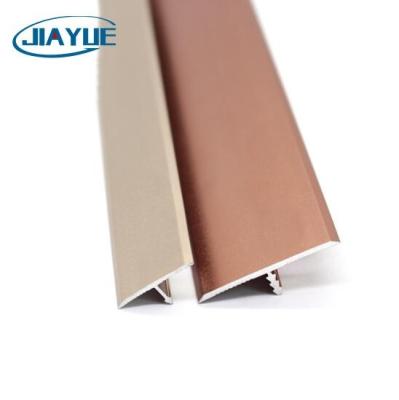 China Factory Price Foshan Tile Modern Aluminum Tile Accessories T Shape Corner Trim For Bathrooms Or Living Room for sale