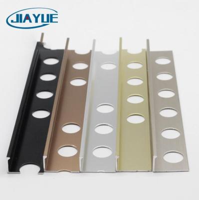 China Factory Direct Customized Modern Factory Design Item Tile Aluminum Trim L Shape Strips Angle Profile Metal Floor Sill for sale