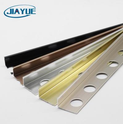 China Popular Export Wholesale Modern Australia Market Items FSF Aluminum L Shape Trim Metal Angle Profiles Marble Strips Ledge With Holes for sale