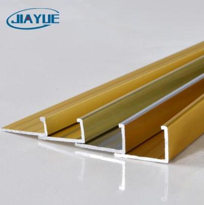 China Chrome Aluminum L Shape China Factory Factory Corner Wall Tile Modern Trim 90 Degree Tile Edge Trim for sale