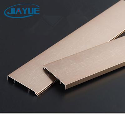 China Modern Factory Rose Aluminum Decorative Gold Panel Mobile Home Skirting Board Wall Skirting for sale