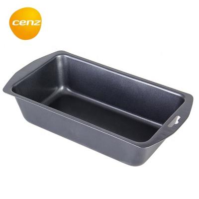 China Sustainable Non-Stick Bread Pans Carbon Steel Rectangular Toast Bread Baking Mold Cake Dish Customized Metal Bakeware Kitchen Chopstick Tray for sale