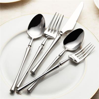 China Stocked Restaurant High Quality 304 Flatware Sets 18/10 Stainless Steel Cutlery For Wedding for sale