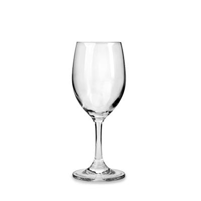 China Restaurant Wedding Glass Shaped Custom Logo Clear Glass Cup High Quality Crystal Wine Glasses for sale