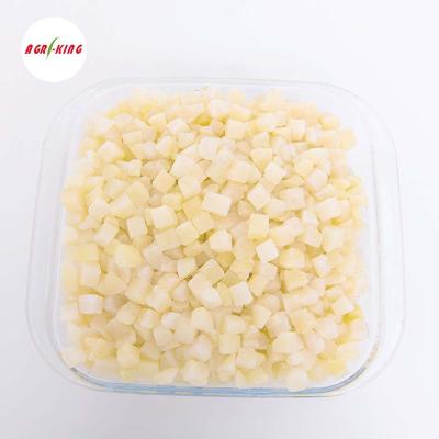 China New products FROZEN new season iqf frozen white peach cut out 12x12mm for sale