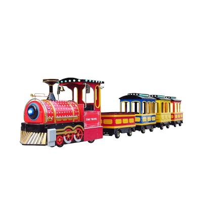 China Shopping mall kids electric trackless train ride indoor outdoor, amusement rides for sale 12800*1060*1900mm for sale