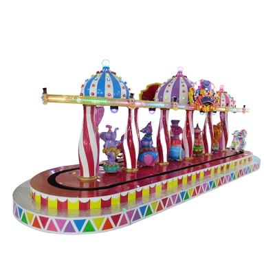 China High quality small kids carousel rides 3000*8500*3400mm for sale