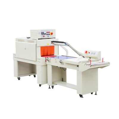 China PVC L Type Semi-automatic Beverage POF Shrink Wrapping Machine for sale