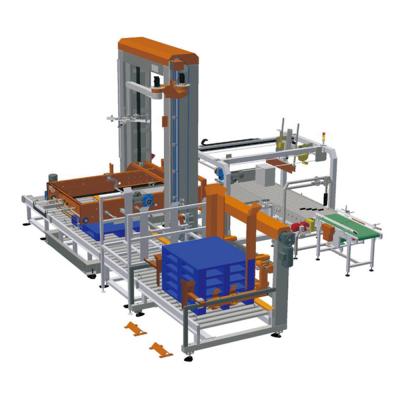 China Food gantry palletizer machine for membrane bag in carton for sale