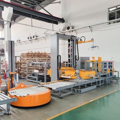 China Food Gantry Palletizer Gantry Robot For Bag Cardboard Case Palletizing for sale