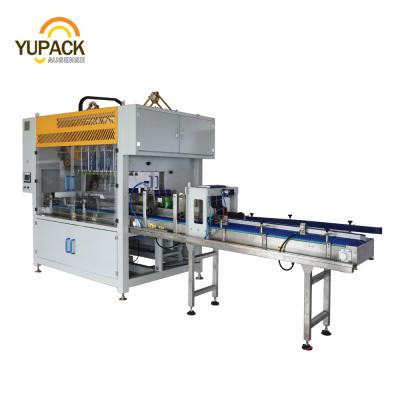 China Fully Automatic Robotic Food Drop Cardboard Case Packer For Bottle Box Tank for sale