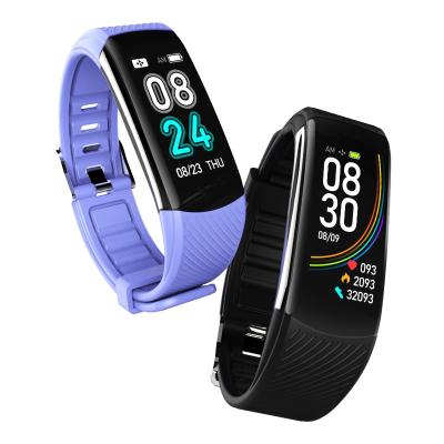 China Color Screen Smart Heart Touch Screen Wristband Rate Fitness Tracker Waterproof Sport Wristband for sale