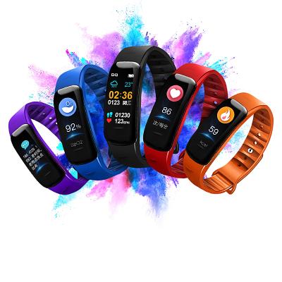 China Touch Screen Sports Bracelet Heart Rate Fitness Tracker Smart Wristband Color Screen Smart for sale