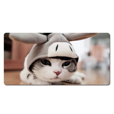 China Super Animation Cartoon Large E-game Thickened Lock Edge Computer Mouse Pad Desktop Protective Keyboard Pad Customized for sale