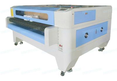 China 1610 Auto feeding fabric leather clothe CO2 Laser cutting machine with rool device for sale