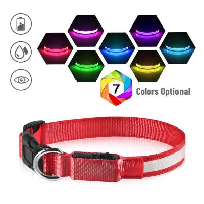 China Viable factory direct supply of recommended explosives led dog collar pet collars leashes dog collar for sale