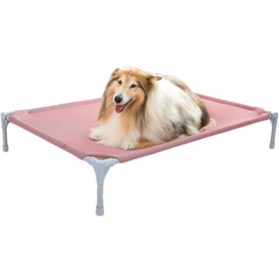 China Factory Wholesale Viable Outdoor Removable Dog Bed Four Seasons Oxford Cloth Pet Camping Bed Kennel Raised Pet Bed for sale