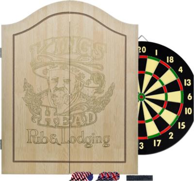 China Europe High Quality Professional Cabinet Entertainment Wooden Dart Board for sale