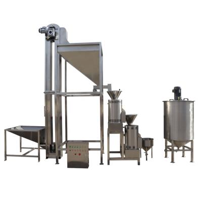 China Easy Operation High Efficiency Stainless Steel Almond Butter Cocoa Paste Peanut Butter Making Machine for sale