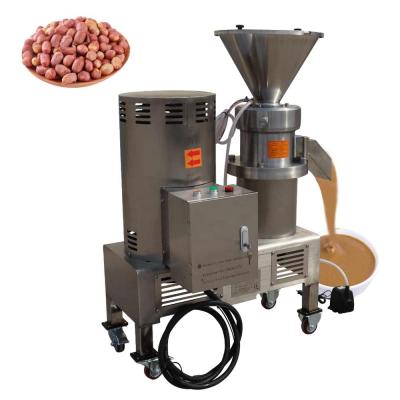 China Easy Operation Automatic Machinery Nut Butter Making Machine For Peanut Beans Sesame Seed Dough Tahini Jam for sale