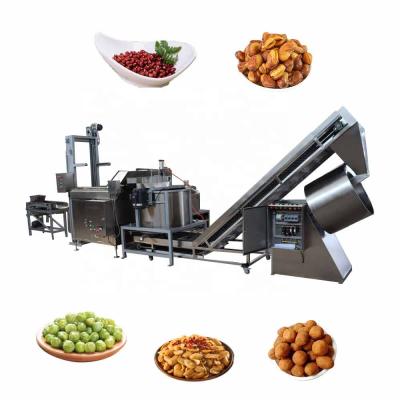 China Save Oil Lehao ​​Automatic CE Certified Frying Peanuts Machine With Time for sale