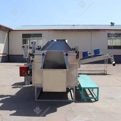 China Save Oil Lehao ​​High Performance Stainless Steel Beans Almond Peanut Frying Processing Line for sale