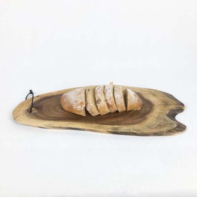 China Custom Round Food Serving Board Sustainable Round Acacia Wood GOURMAID Cutting Board for sale