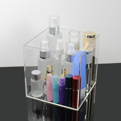 China GOURMAID cosmeticscosmeticsHot bending custom design plexiglass acrylic storage presentation box GLIPA750-7 for sale