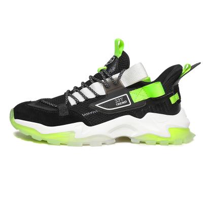 China High Quality Sports Platform Sports Shoes New Breathable Hot Outdoor Trend Chunky Sneakers Men Shoes Black Jogging Running Shoes for sale