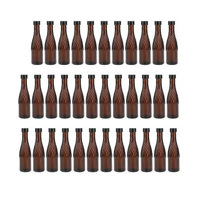 China Factory Wholesale Hot Sale 330ml Amber Beer Beverage Glass Bottle Beverage OEM New Arrival for sale