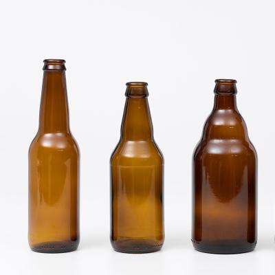 China Glass Beer Beverage Bottle 330ml Custom Glass Beer Bottles Environmental for sale