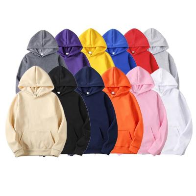 China Anti-wrinkle 2021 Wholesale Fleece Sweater Fashion Casual Custom Hoodie Pure Cotton Men Pure 100% Cotton Blank Hoodie for sale