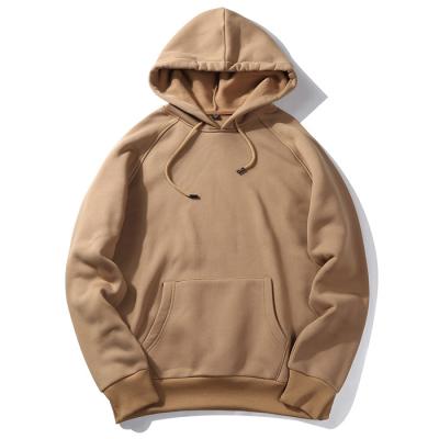 China Breathable Wholesale Customized Logo Brushed Fleece Casual Warm Hooded Tops Solid Color Sweatshirts Autumn Winter Plus Size Women Hoodie for sale