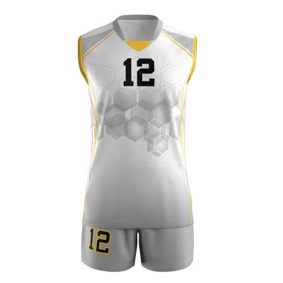 China Wholesale Antibacterial Antibacterial Quick Dry Sleeveless Set Of Volleyball Tank Tops And Shorts for sale