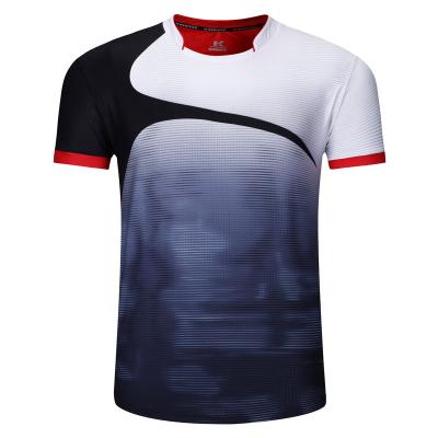 China Quick-drying table tennis sports suit men's volleyball shirt competition printed badminton skirt new polyester badminton clothing women's for sale