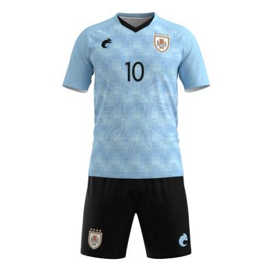 China New Design 2022 Boy Soccer Jersey Breathable High Quality Cheap Soccer Jersey With Full Set Poster Football Tank Tops for sale