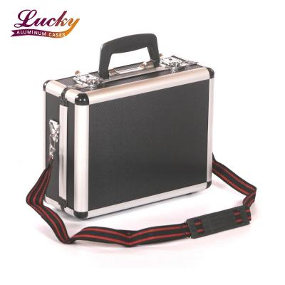 China Industrial Aluminum Tool Box Storage Carrying Case Available Black Waterproof Shockproof Dustproof With Different Colors Hard Aluminum Tool Case for sale