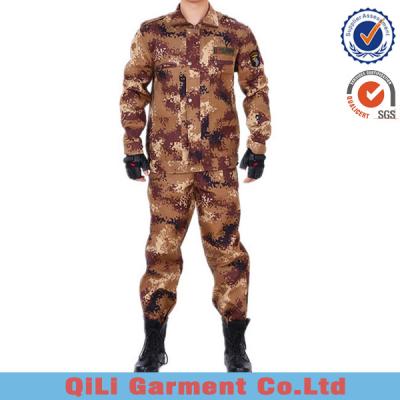 China Breathable Camouflage Manufacturer Dress CVC5050 BDU Military Uniform for sale