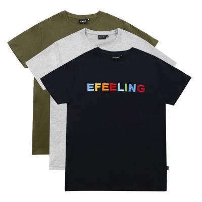 China Anti-pilling Hot Sale China Manufacturer Custom Clothing Men's T-shirt With Custom Embroidered Logo T-shirt for sale