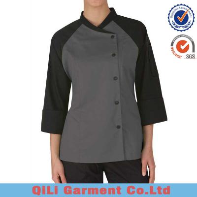 China 2016 hot sale high quality chef's jacket fresh rasturing uniform kitchen cooking chef for sale