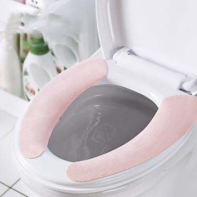 China Children's Toilet Seats Soft White Western-style Toilet Mat Paste Washable Closestool Cushion for sale