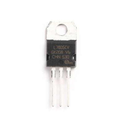 China New Original 7805 Linear Regulator 5V 1.5A IC Chip ST L7805CV TO-220 Standard for sale