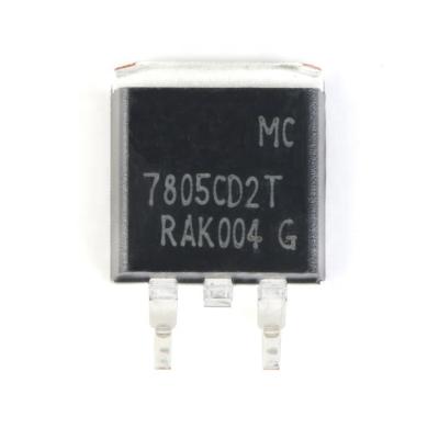 China 100%Original TO-263-2 5V 1A standard positive output linear regulator IC MC7805CD2TR4G for sale