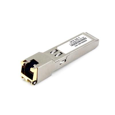 China FTTH FTTB FTTX Network 10/100/1000 BASE-T Copper 100M SFP Slot RJ45 SFP Modules for sale