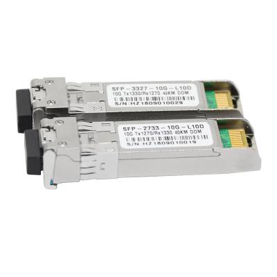 China FTTH FTTB FTTX Network BIDI 1270/1330nm 40Km SFP 10G 80km 100km 1G 10G SFP Converter for sale