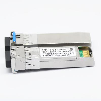 China FTTH FTTB FTTX Network 10G BIDI 11270/1330nm 20Km 40Km 80Km120Km 200Km SFP Transceiver Module for sale